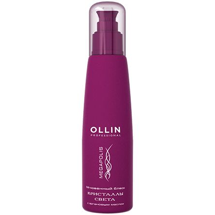 Light crystals for brightness and shine of hair Megapolis OLLIN 125 ml